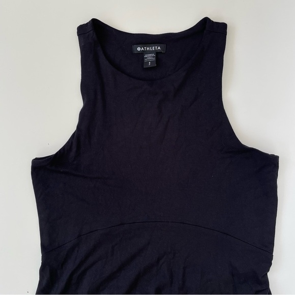 Athleta Women's Black Santorini Thera Dress Sleeveless Size Small - Picture 4 of 10